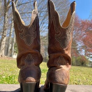 Brown Western Cowboy Boots size 8.5